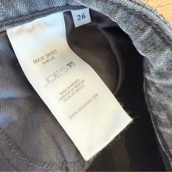 Joe's Jeans Women’s Amelia A-Line Denim Skirt Gray Black in Color Size 26 - Picture 11 of 11
